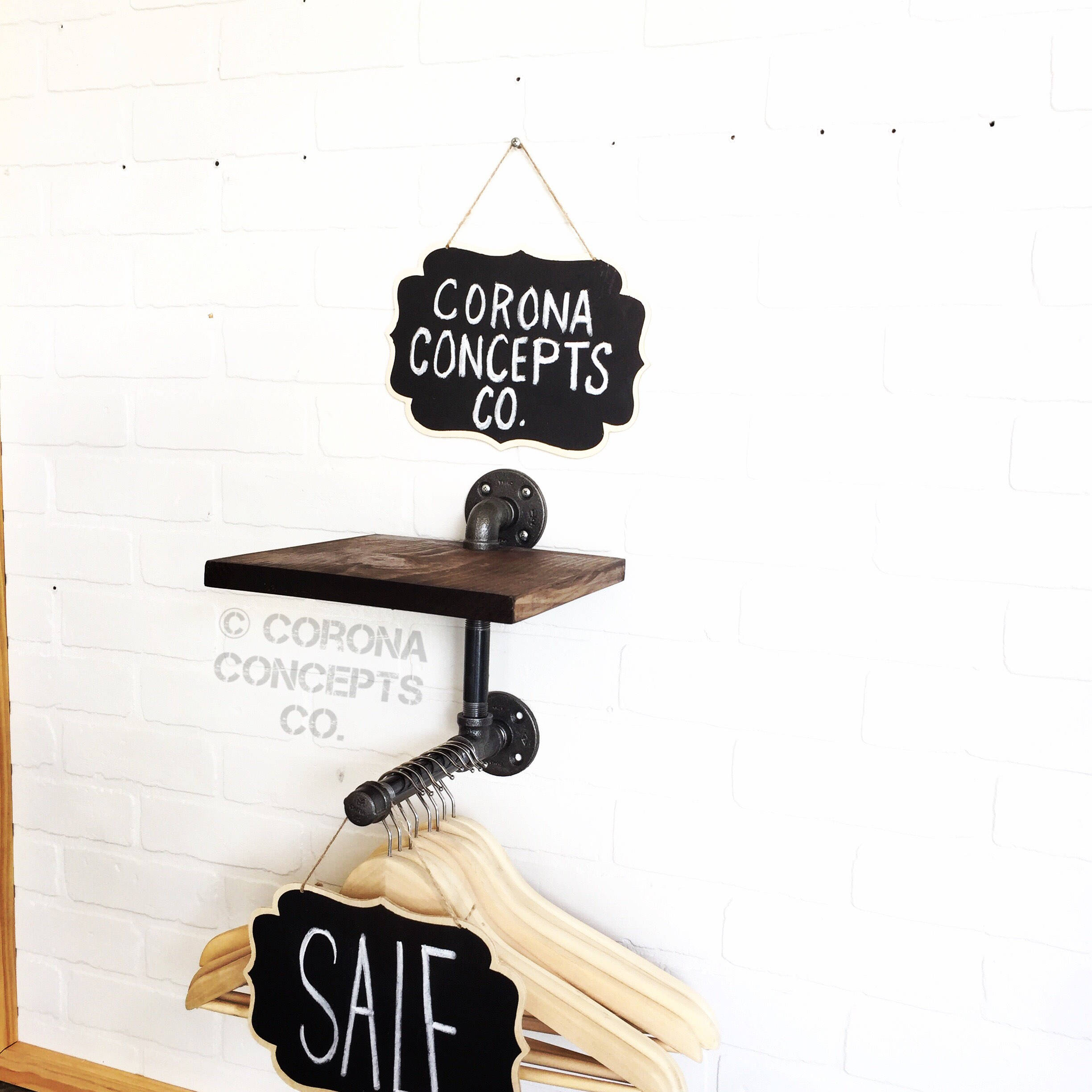 Industrial Clothing / Hat Rack Retail Display