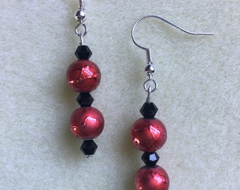 DesignsbyKiko Holly Berry Earrings