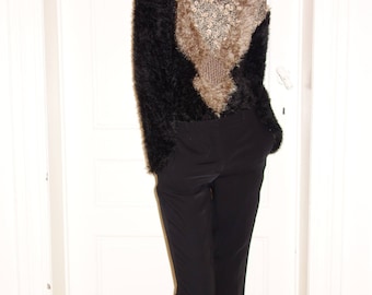 Unique Teddybear Pullover warm/winter/cozy/ brown/black