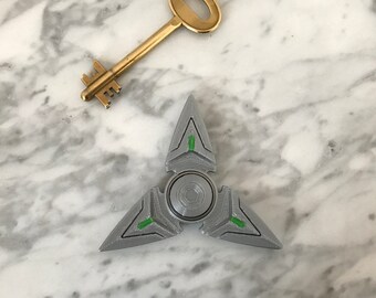 Overwatch Genji Shuriken Hand Spinner Fidget Desk Toy 3D printed