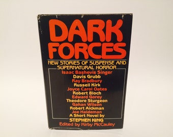 Vintage Horror Book Dark Forces 1980 Hardcover Anthology