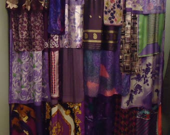 Shades of Purple Gypsy Boho Curtain