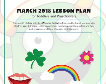 Digital Toddler And Preschool Lesson Plans