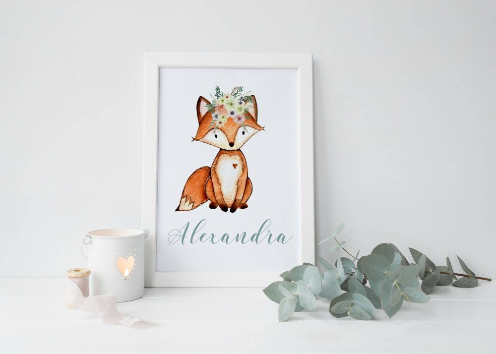 Woodland Nursery Decor Woodland Wall Art Nursery