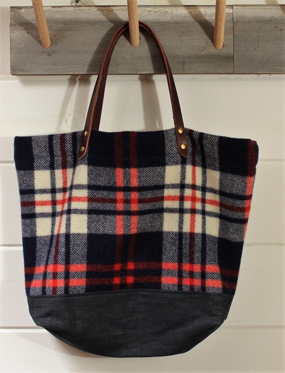 Blanket Plaid Tote