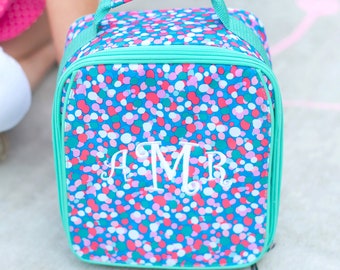 Monogram Lunchbox, Personalized Lunch Bag, Insulated Lunch Box, Monogram Lunch Bag, Back to School, Lunch Box For Kids, School Lunch Bag
