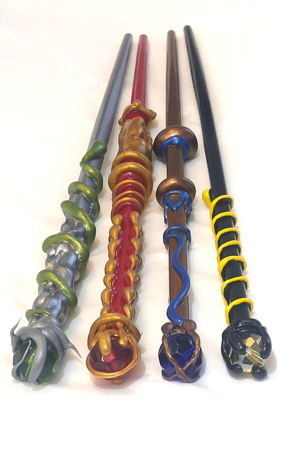 Wizard Wand Set / House Colors / Wizard birthday party