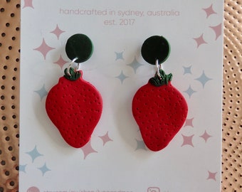 Strawberry Fields Dangle Earrings