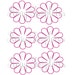 Paper flower printable templates DIY Peony paper flowers PDF