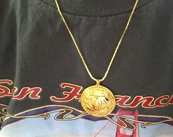 Authentic Chanel Round Pendant