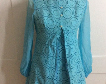 1960’s Turquoise Dress TLC
