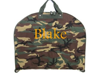 Monogrammed Camo Garment Bag, Garment Bag, Camo Garment Bag, Mens Garment Bag, Personalized Garment Bag, Camo Hanging Bag, Hanging Bag