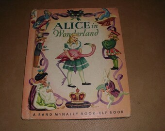 Vintage Alice in Wonderland and Through the Looking Glass