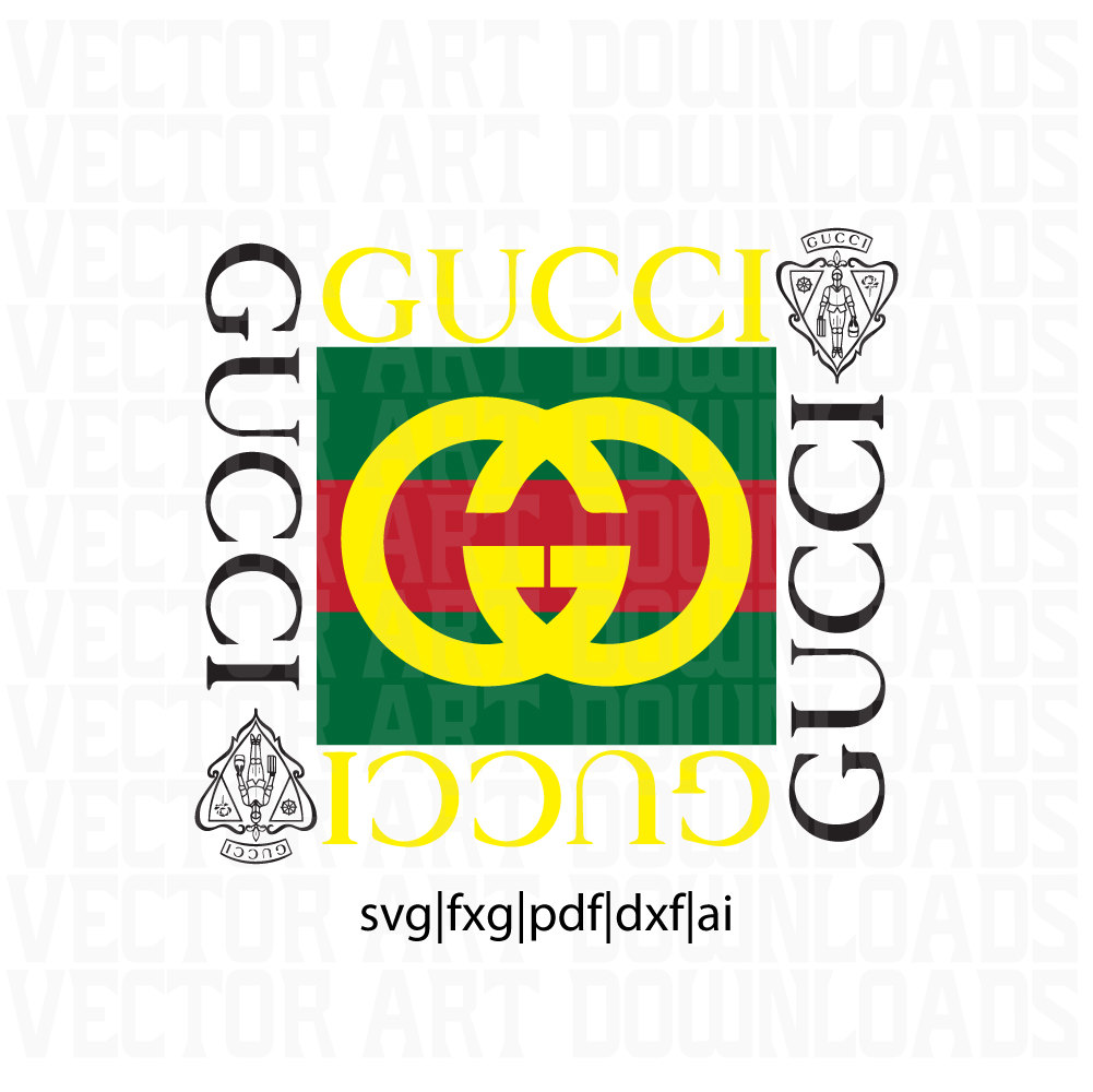 Download Gucci Vintage Inspired Logo Vector Art svg dxf fxg pdf ai