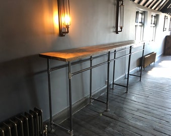 Bar height table - Bespoke industrial style, measurements to suit your needs.