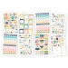 Carpe Diem POSH Basic Planner Stickers, 536 stickers, to do stickers, hole reinforcers, page flags, checkmarks, quote stickers (4969)