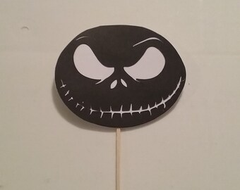 12 Nightmare Before Christmas Cupcake Toppers! Choose your color!!
