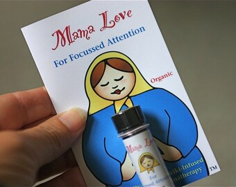 Focussed Attention, Focus, Organic Flower Essence Aromatherapy, Reiki-infused, Clear Thinking, Mental Clarity, Alertness