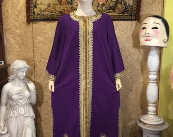 Vintage hippie boho polyester 1970 moroccan morocco