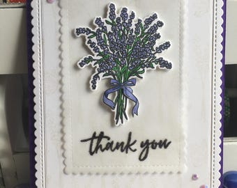 Thank You card with Flowers