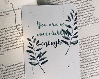 Incredibly enough Postcard