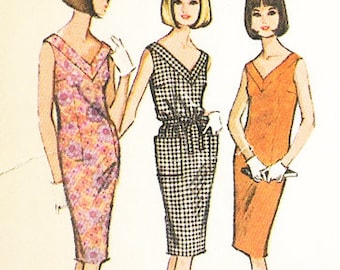 McCall's Vintage 1960s - MOD SHIFT DRESS - Sewing Pattern - Size 14-16 - Uncut