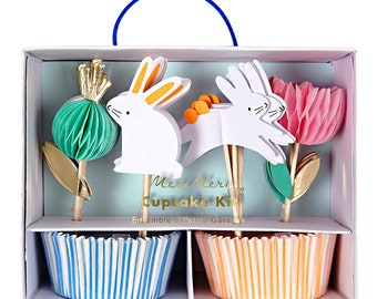 Easter Cupcake Kit, Easter Brunch, Easter Decorations, Easter Baking, Cupcake Toppers, Cupcakes, Easter Bunny, Easter Decor, Easter Basket