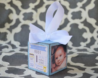 Custom Baby's First Christmas Ornament