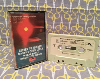 Where Have I Known You Before by Return to Forever Cassette Tape jazz prog rock Chick Corea