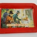 Vintage advertising tip tray features Miller High Life Beer, good graphics with expected wear, 1950's