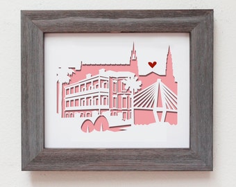 Charleston, South Carolina - Personalized Gift or Wedding Gift