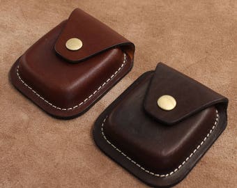 Leather Coin Pouch Coin Holder Coin Organiser Leather Coin Purse