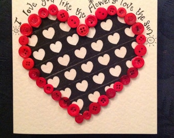 I love you - valentines-birthday-I love you- handmade gift cards
