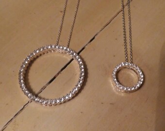 CZ Circle Necklaces, Avon SP