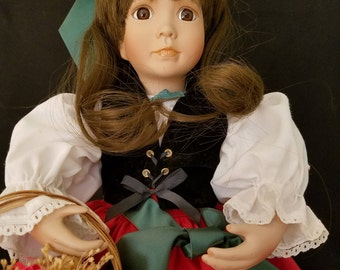 American Diary Doll "Christina Merovina" by Linda Mason. Boxed with certificate.