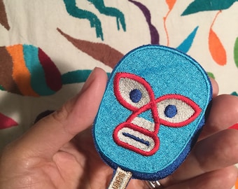 Nacho Libre Paleta Iron On Patch - designed by Broseph Goods