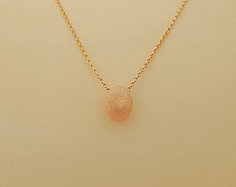 sterling silver necklace,rose gold plated sterling silver jewelry,bead necklace,