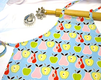 Retro Apples N Pears Adult Apron