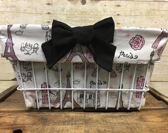 Sparkly Eiffel Tower Basket Liner