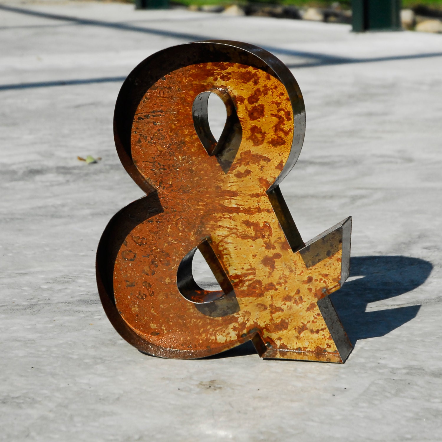 20 50cm Rusted Metal Letters Vintage Old Sign Letters 