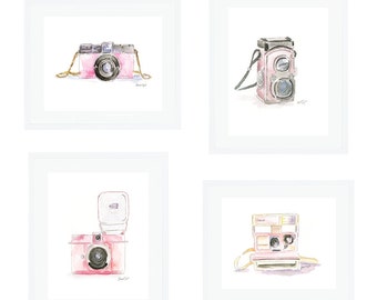 The Pink Camera Series Giclee Prints