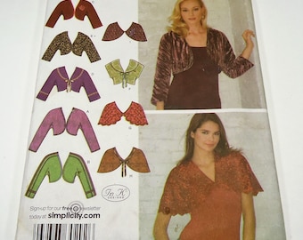Simplicity Misses' Boleros And Capelets Pattern 3921 Size 8, 10, 12, 14, 16
