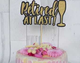 download printable happy retirement cake topper pictures printables