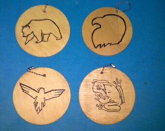 Animal Totem Keychains