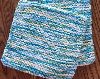 Hand Knit Pot Holders - Set of 2