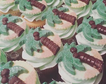 LOCAL ONLY, Palm Tree Themed Cupcakes