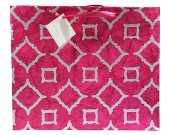 Luxury Moroccan Pink Gift Bags (Pack of 3)