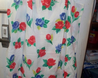 PILLOWCASE DRESS - NIGHTGOWN - Beach Cover Up - 50 inches around