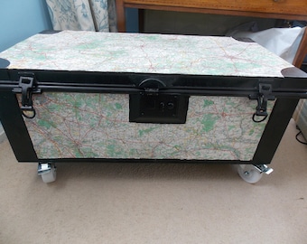 Vintage French Storage Trunk