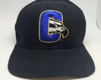 VTG MILB Missoula Osprey Black New Era Snapback hat